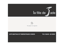 Tablet Screenshot of lafilledejade.com
